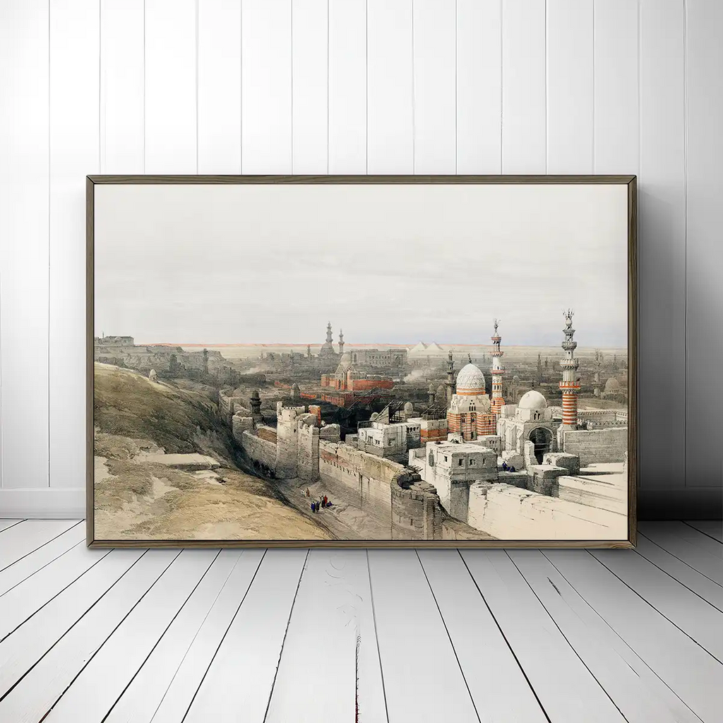 Looking west in Cairo printable by David Roberts - Printable.app