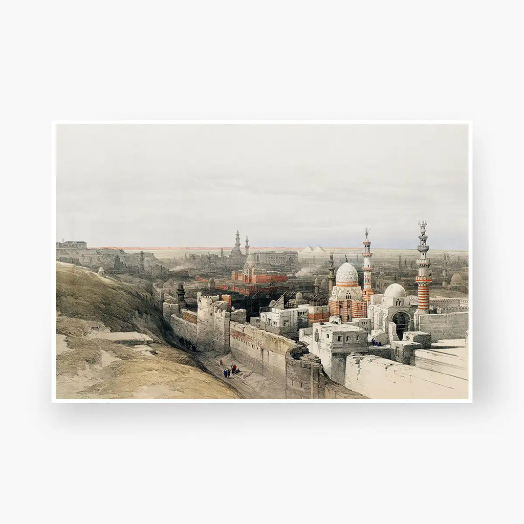 Looking west in Cairo printable by David Roberts - Printable.app