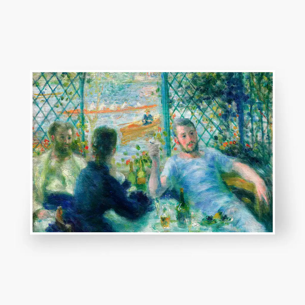 Lunch at the Restaurant Fournaise (The Rowers’ Lunch) printable by Pierre-Auguste Renoir - Printable.app