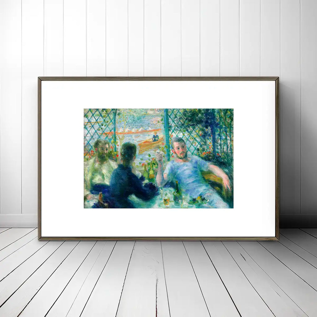 Lunch at the Restaurant Fournaise (The Rowers’ Lunch) printable by Pierre-Auguste Renoir - Printable.app