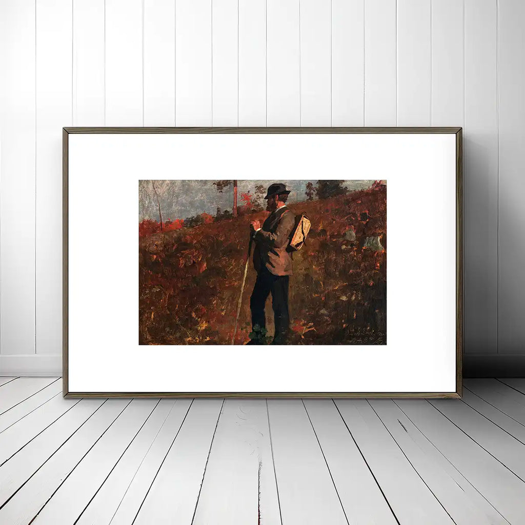 Man with a Knapsack printable by Winslow Homer - Printable.app