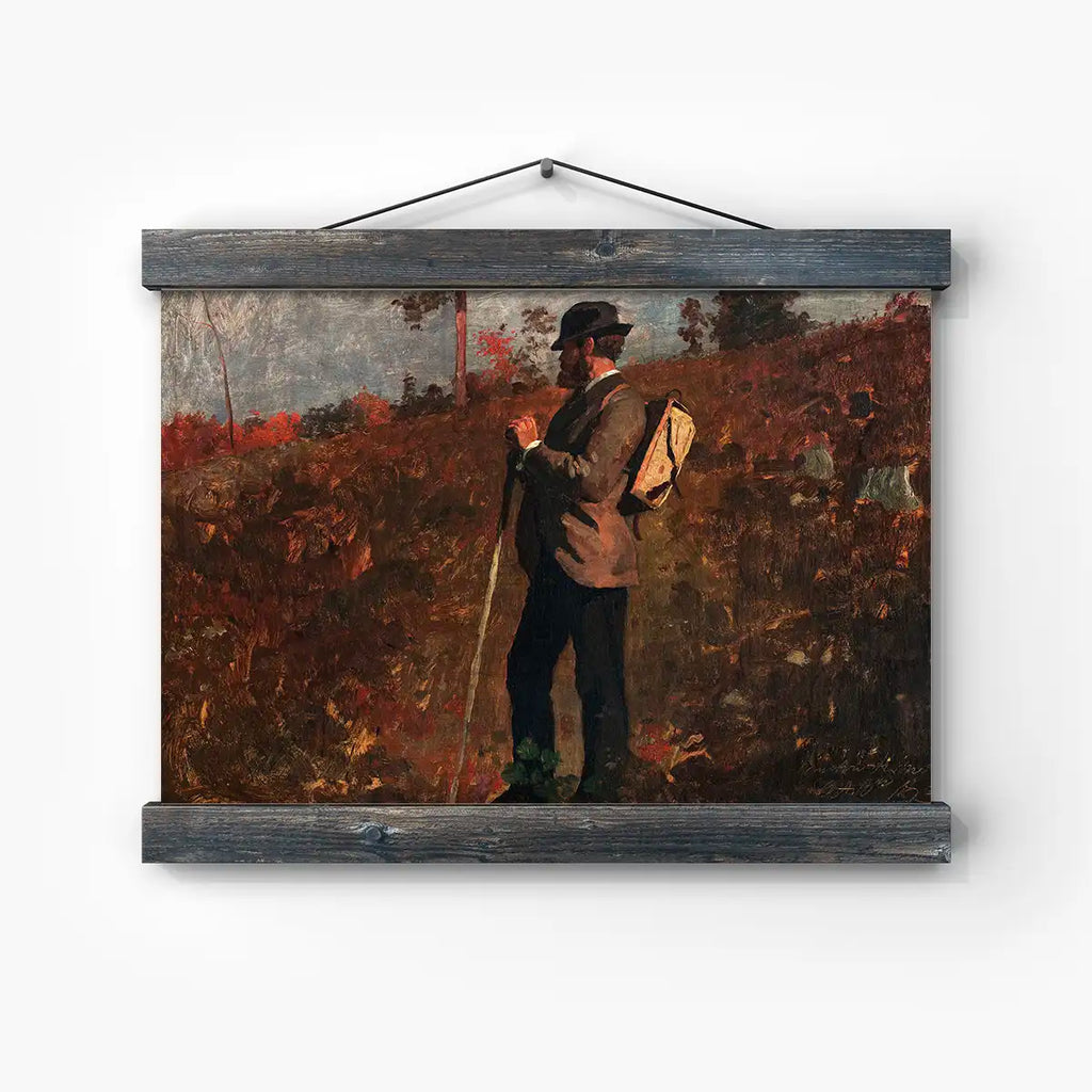 Man with a Knapsack printable by Winslow Homer - Printable.app