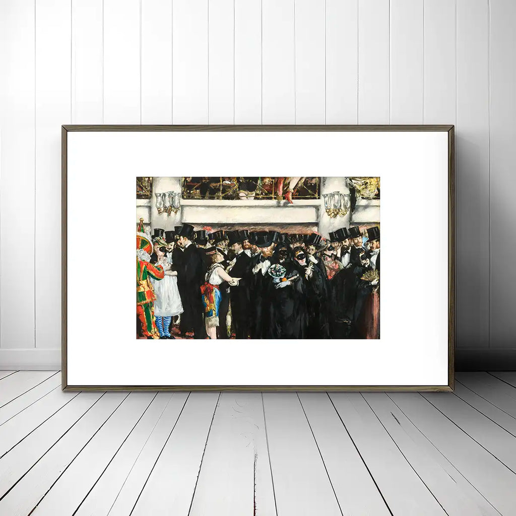 Masked Ball at the Opera printable by Edouard Manet - Printable.app