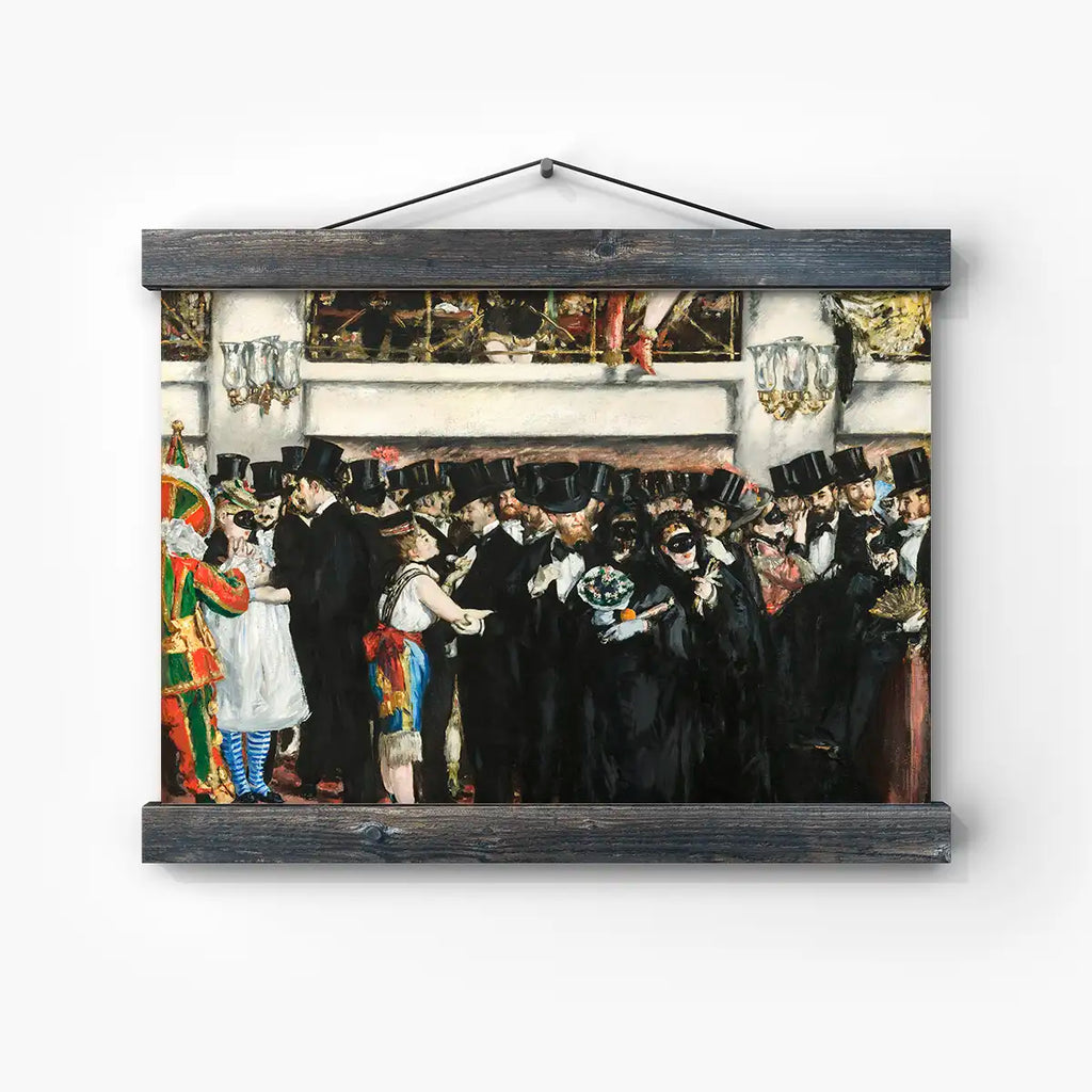 Masked Ball at the Opera printable by Edouard Manet - Printable.app