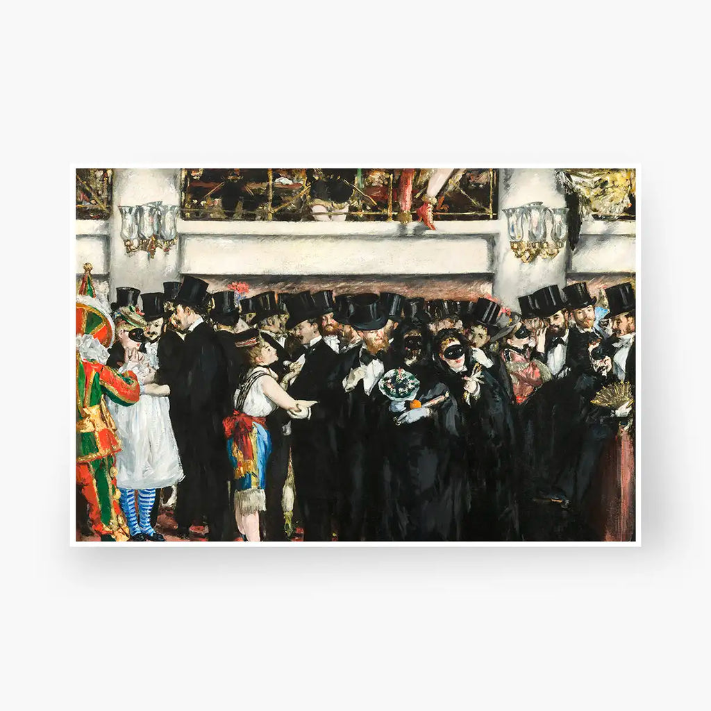 Masked Ball at the Opera printable by Edouard Manet - Printable.app