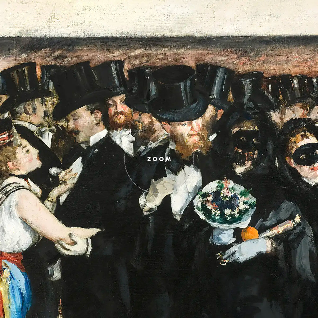 Masked Ball at the Opera printable by Edouard Manet - Printable.app