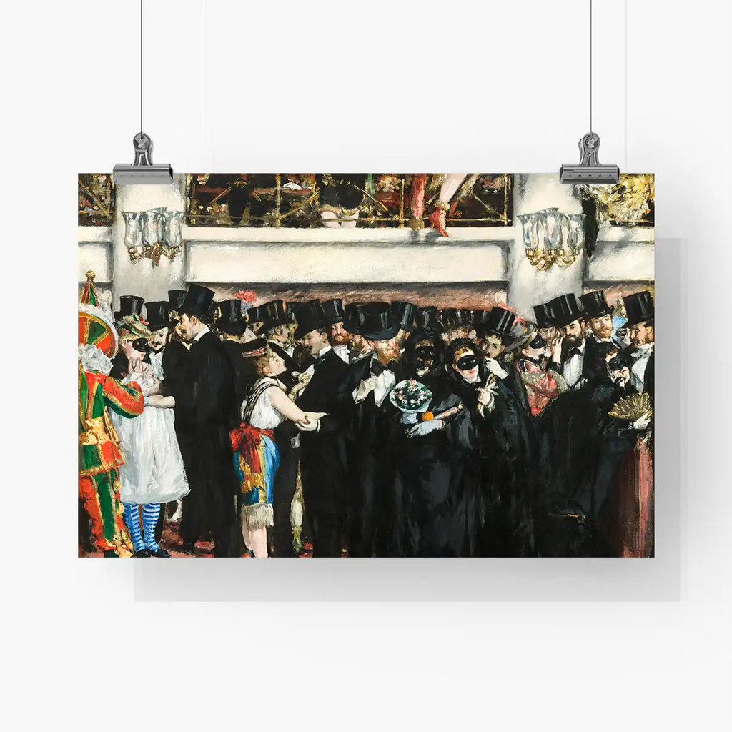 Masked Ball at the Opera printable by Edouard Manet - Printable.app