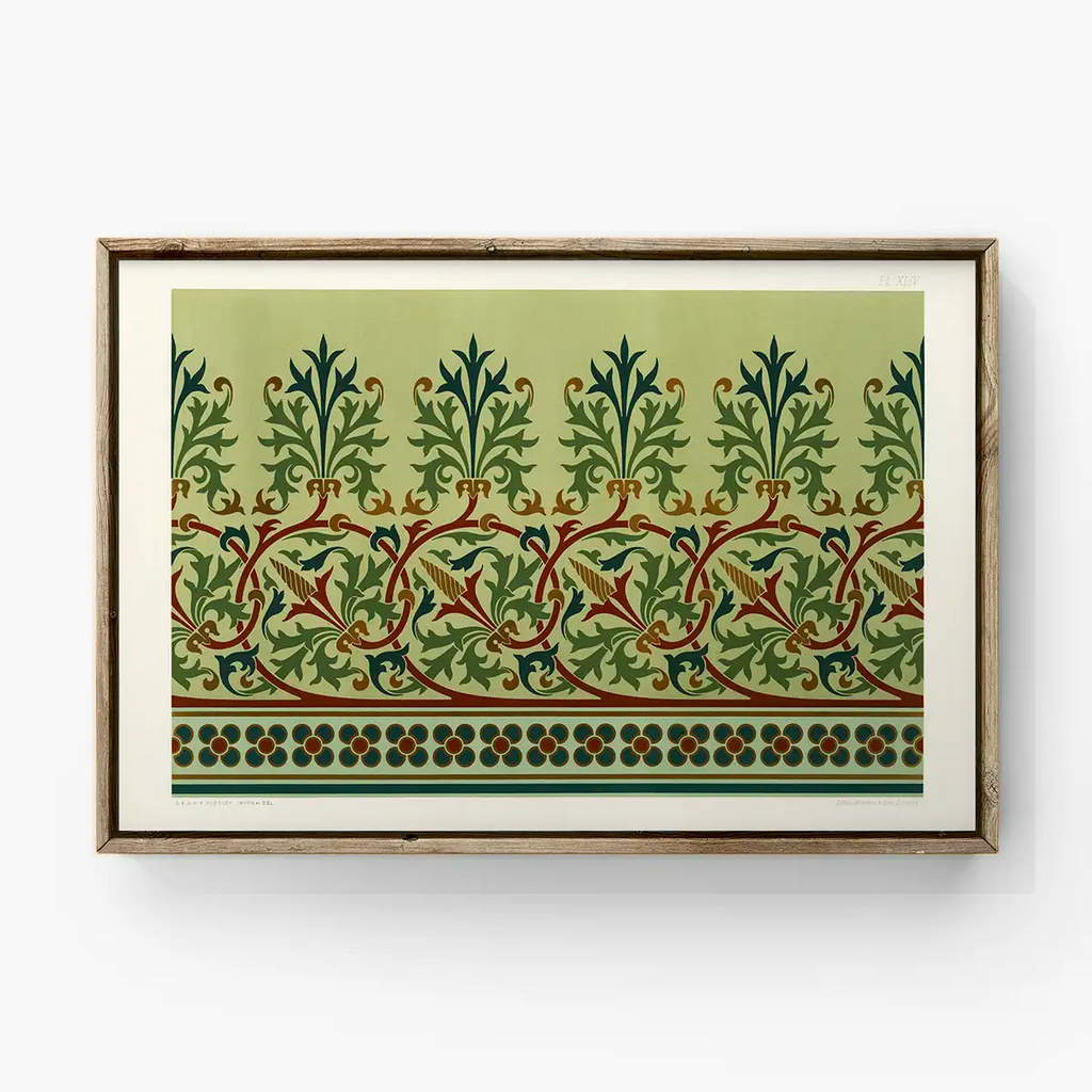 Medieval pattern from The Practical Decorator and Ornamentist printable by G.A Audsley and M.A. Audsley - Printable.app