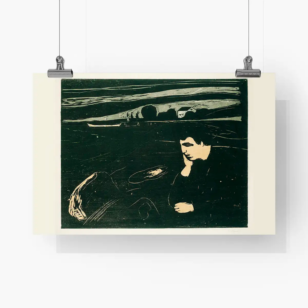 Melancholy III printable by Edvard Munch - Printable.app