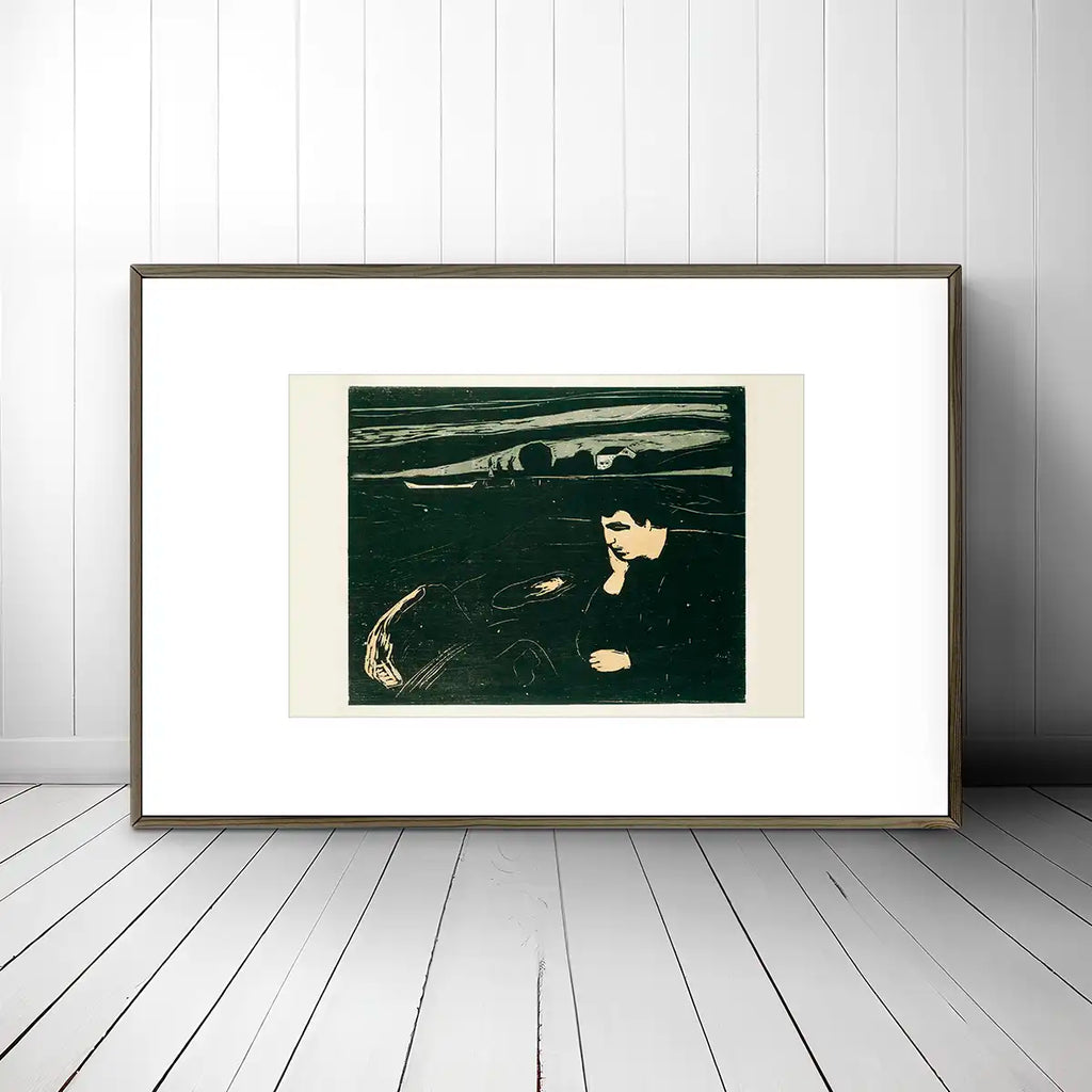 Melancholy III printable by Edvard Munch - Printable.app