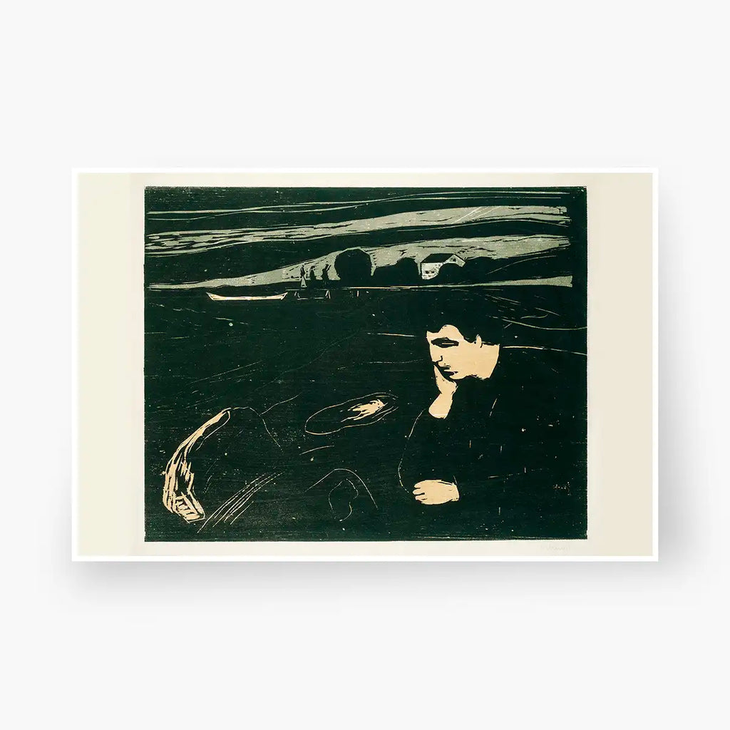 Melancholy III printable by Edvard Munch - Printable.app