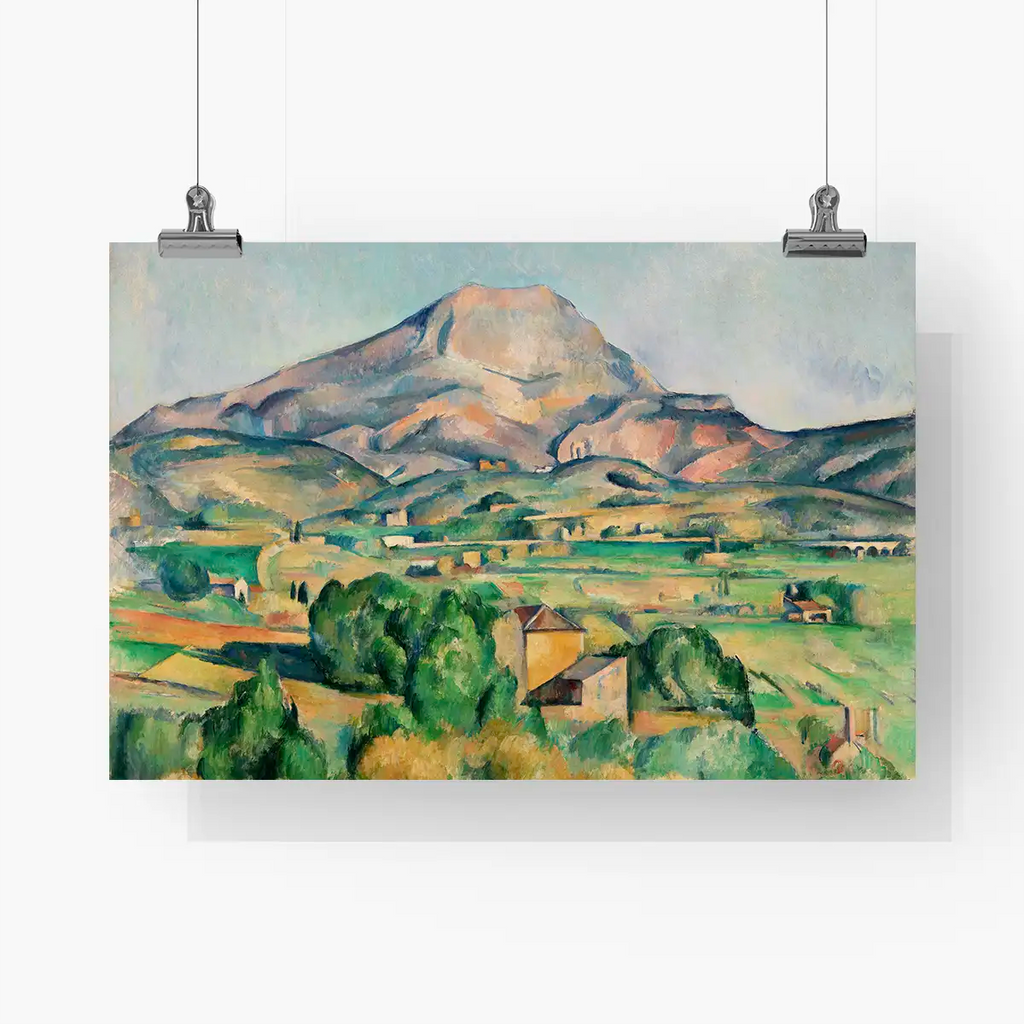 Mont Sainte-Victoire (La Montagne Sainte-Victoire) printable by Paul Cézanne - Printable.app