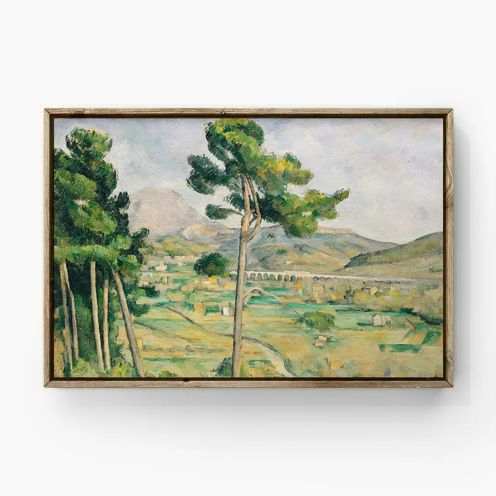 Mont Sainte-Victoire and the Viaduct of the Arc River Valley printable by Paul Cézanne - Printable.app