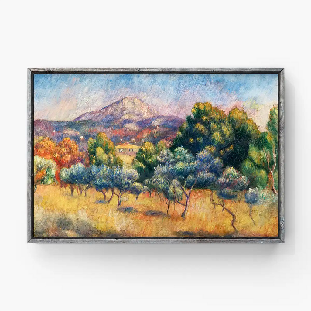 Montagne Sainte-Victoire (Paysage) printable by Pierre-Auguste Renoir - Printable.app