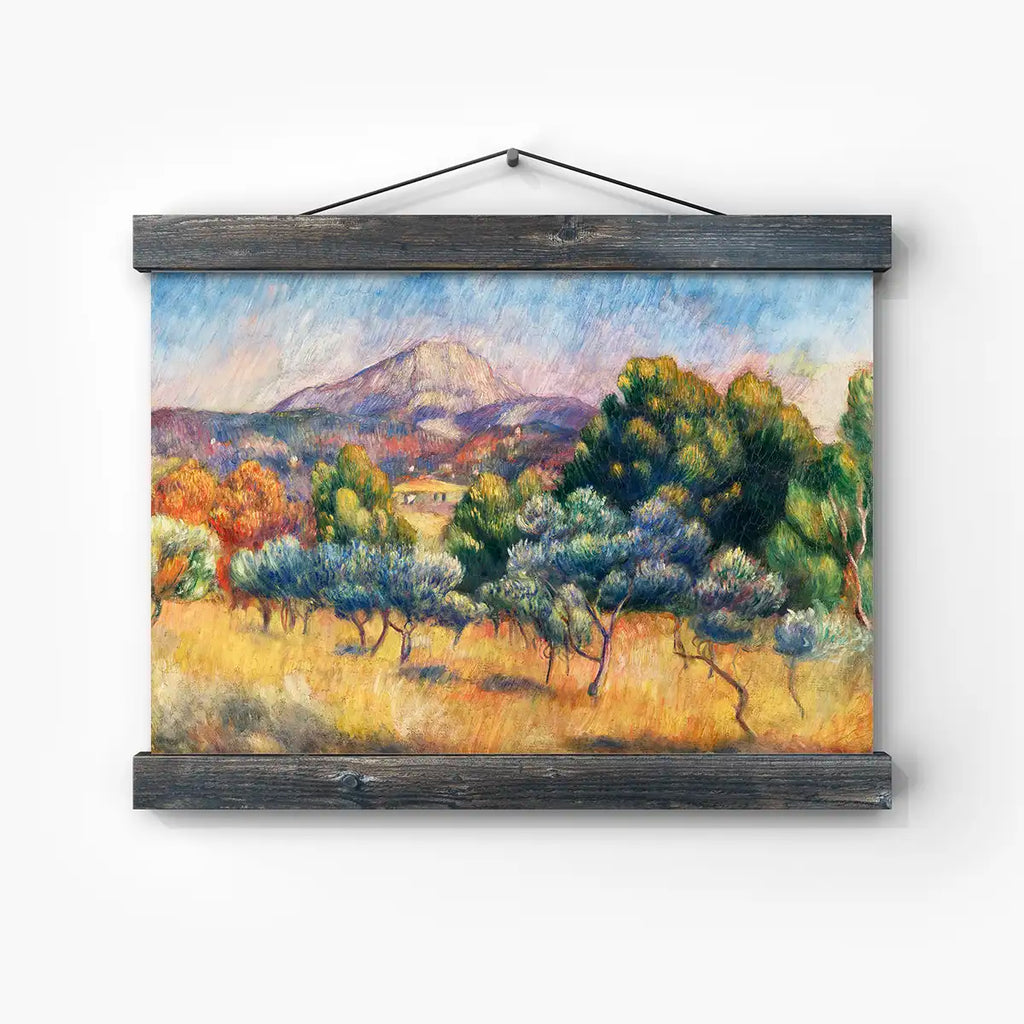 Montagne Sainte-Victoire (Paysage) printable by Pierre-Auguste Renoir - Printable.app