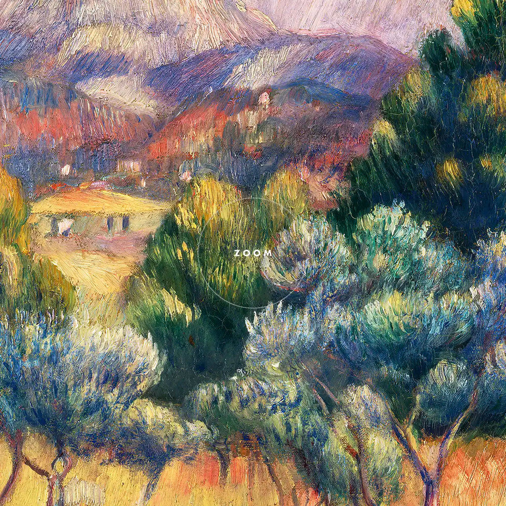 Montagne Sainte-Victoire (Paysage) printable by Pierre-Auguste Renoir - Printable.app