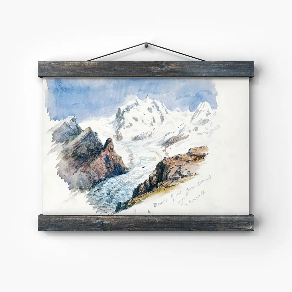Monte Rosa from Hornli, Zermatt printable by John Singer Sargent - Printable.app