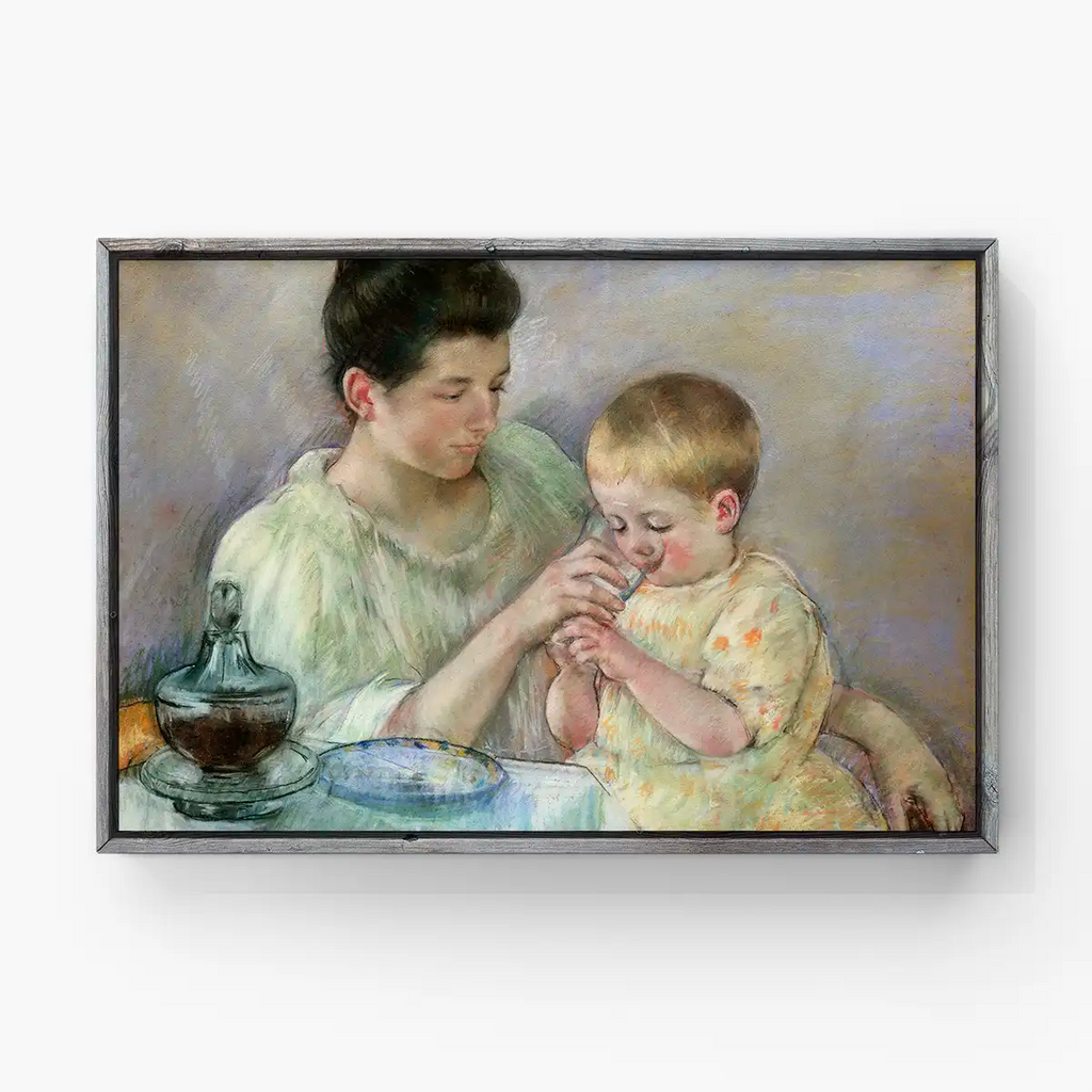 Mother Feeding Child printable by Mary Cassatt - Printable.app