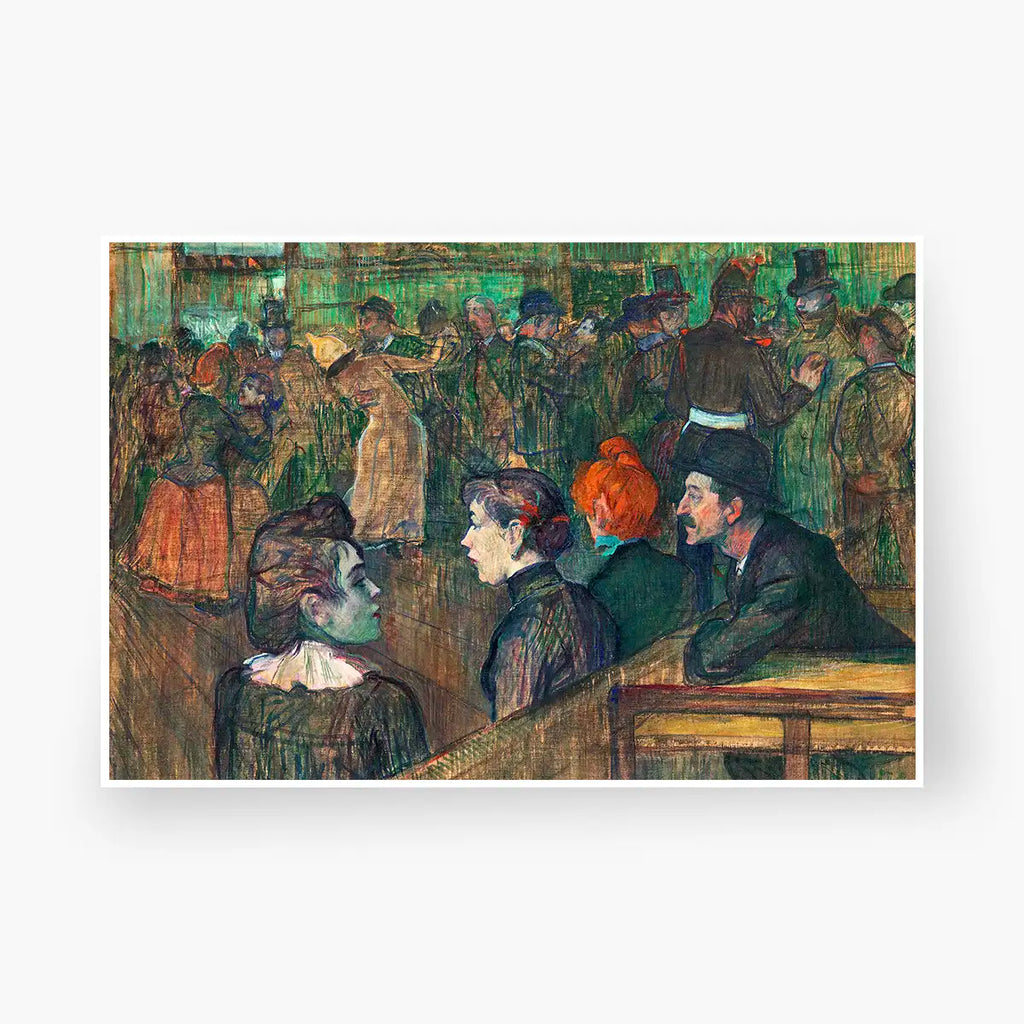 Moulin de la Galette printable by Henri de Toulouse–Lautrec - Printable.app