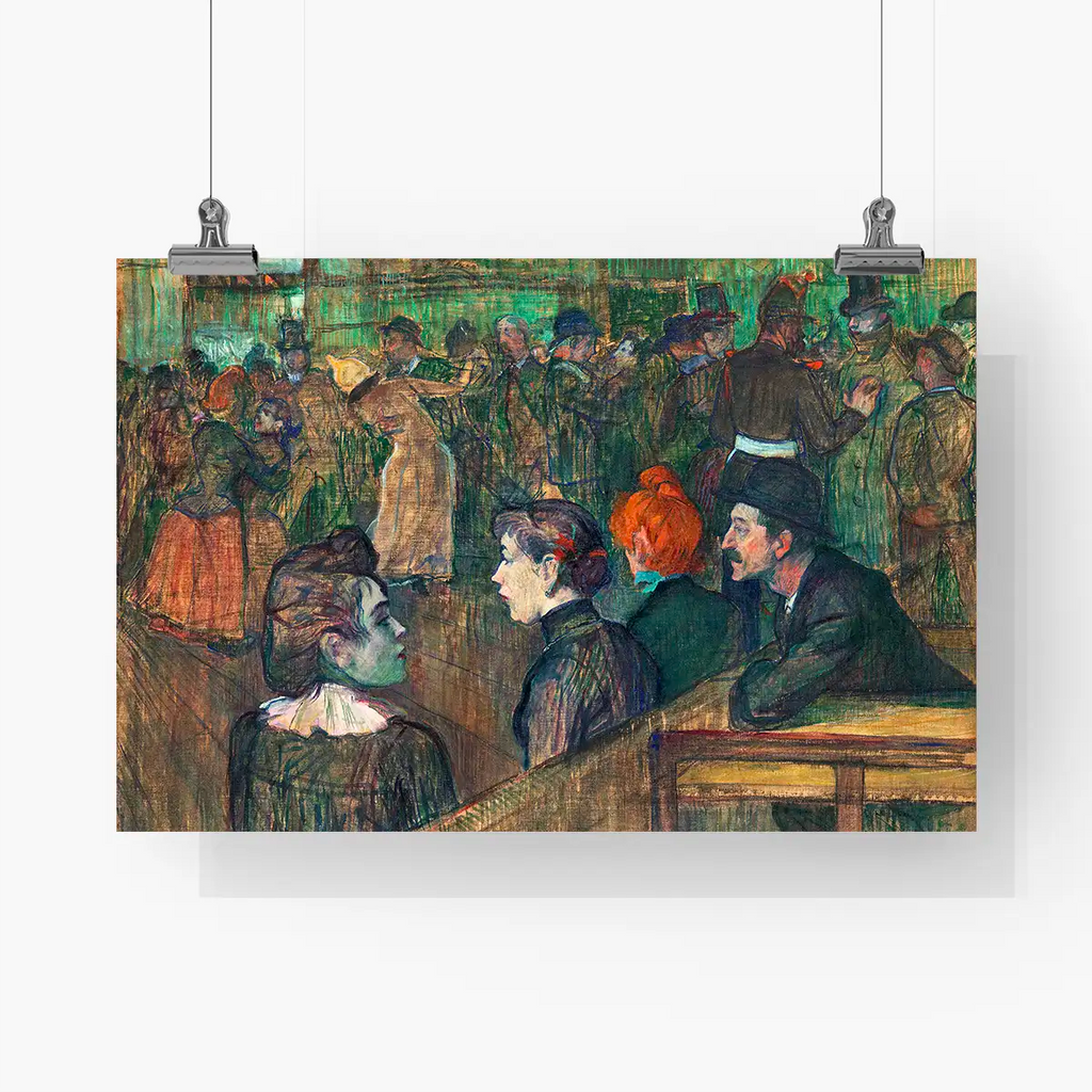 Moulin de la Galette printable by Henri de Toulouse–Lautrec - Printable.app