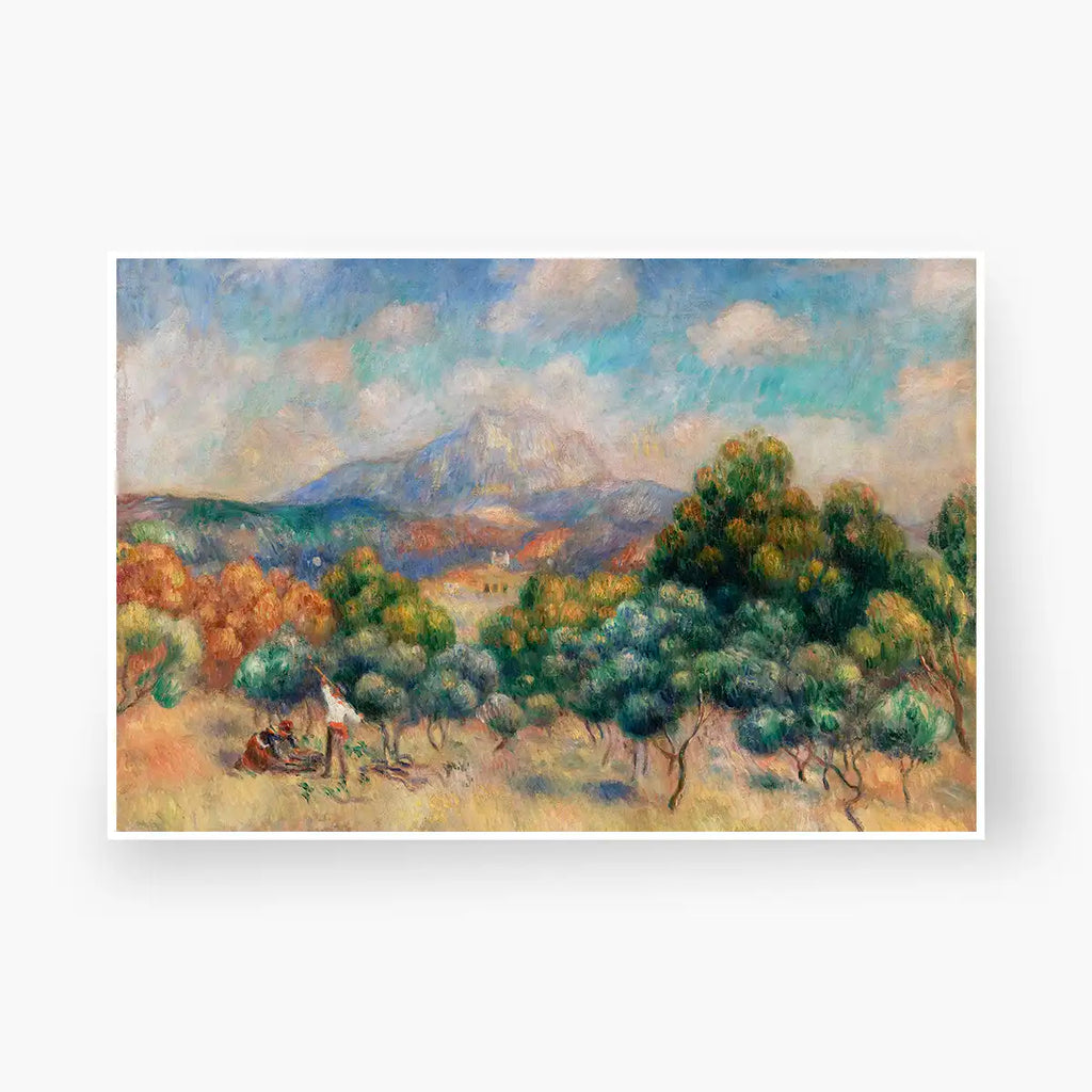 Mount of Sainte-Victoire printable by Pierre-Auguste Renoir - Printable.app