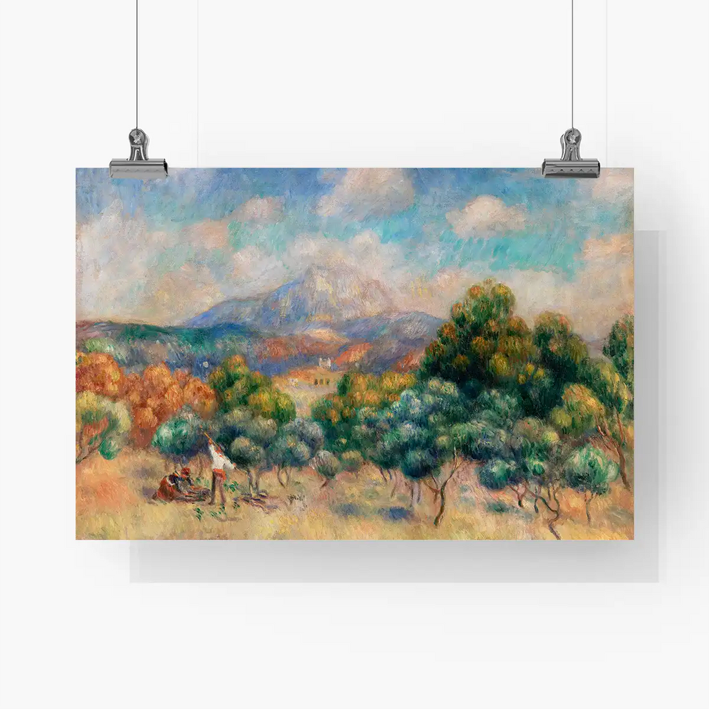 Mount of Sainte-Victoire printable by Pierre-Auguste Renoir - Printable.app