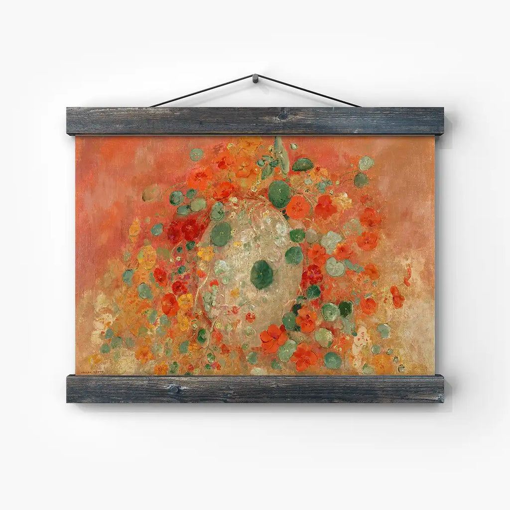 Nasturtiums printable by Odilon Redon - Printable.app