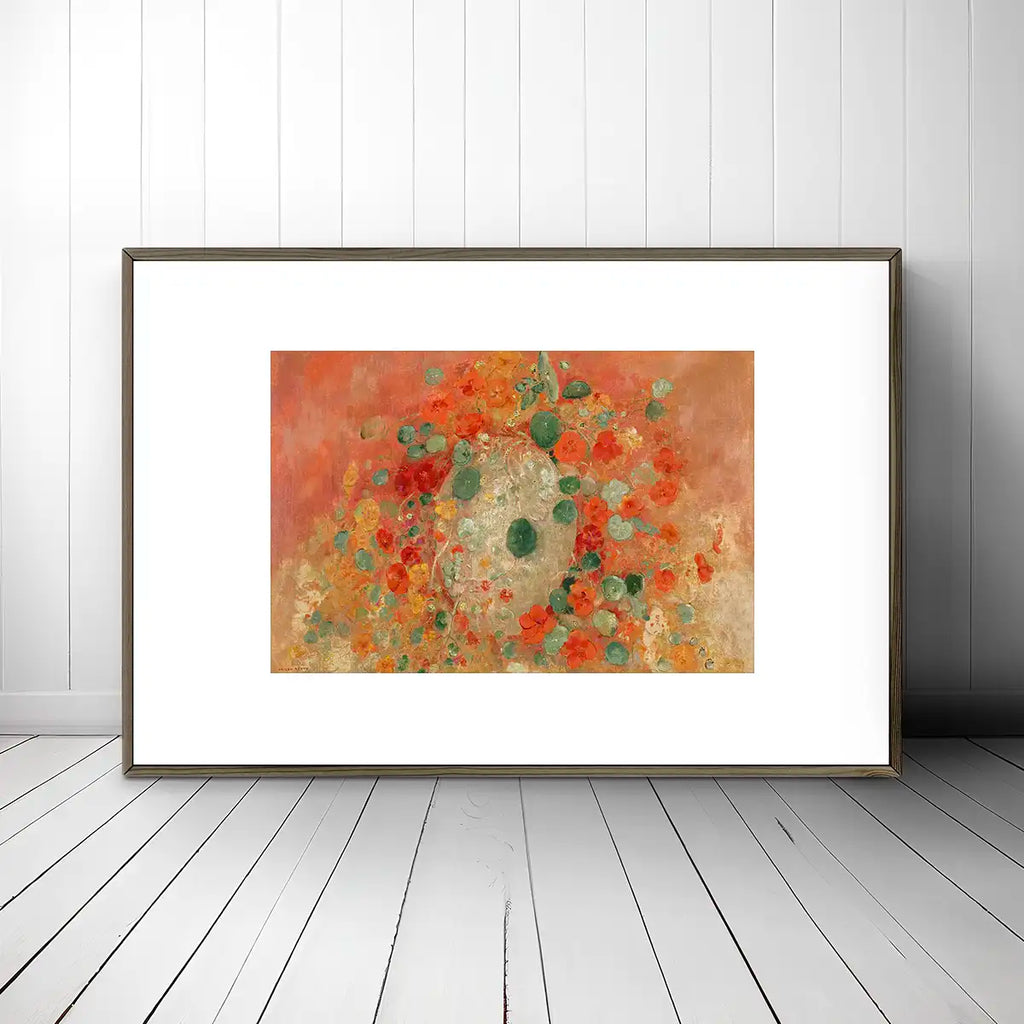 Nasturtiums printable by Odilon Redon - Printable.app