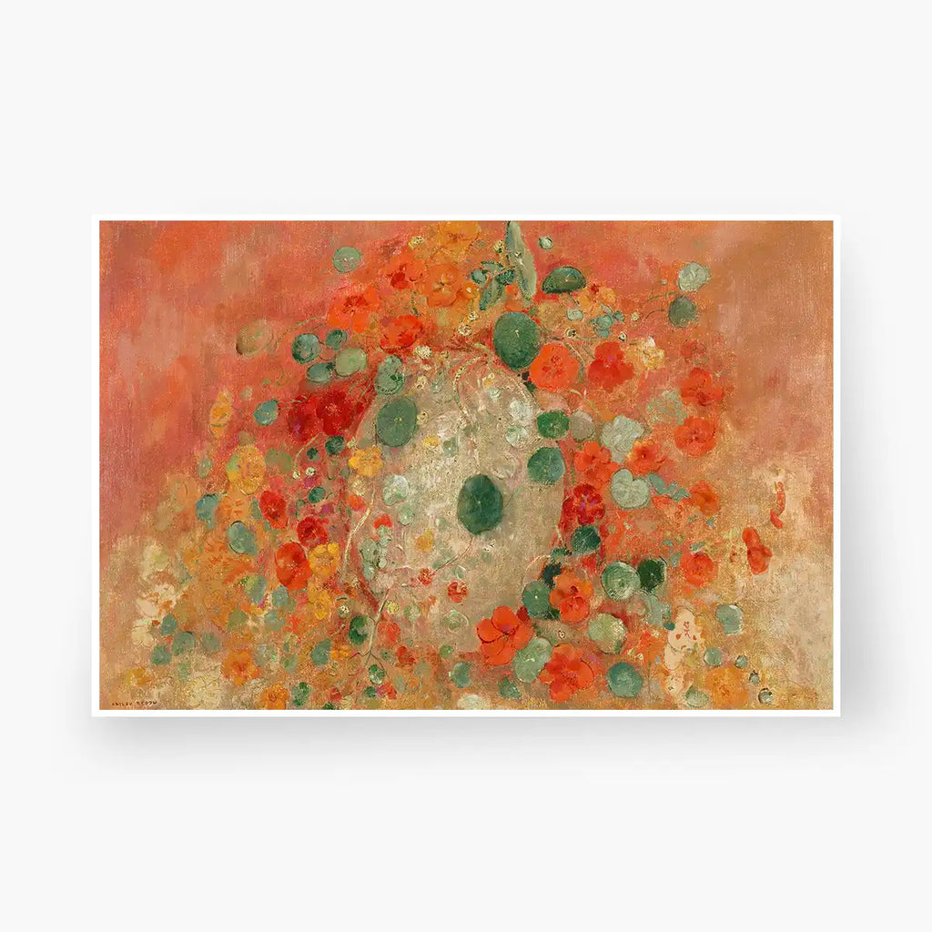 Nasturtiums printable by Odilon Redon - Printable.app