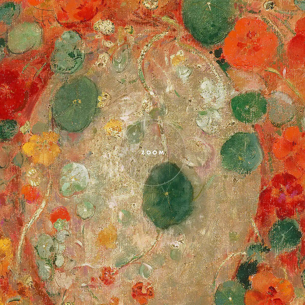 Nasturtiums printable by Odilon Redon - Printable.app