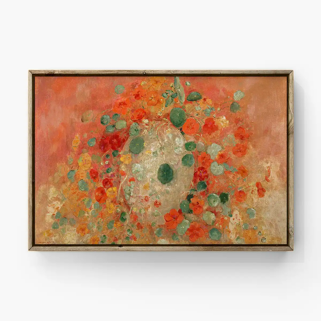 Nasturtiums printable by Odilon Redon - Printable.app