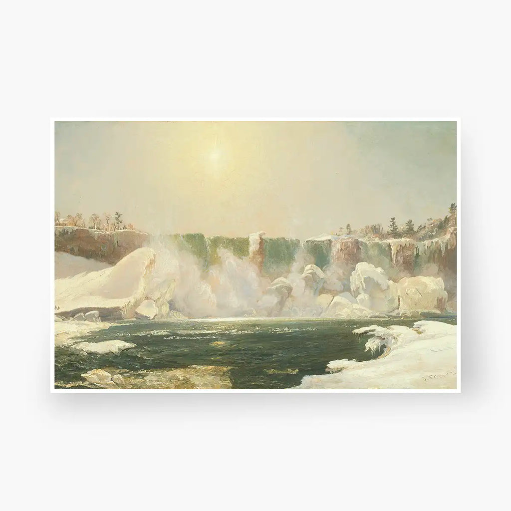 Niagara Falls in Winter printable by Jasper Francis Cropsey - Printable.app