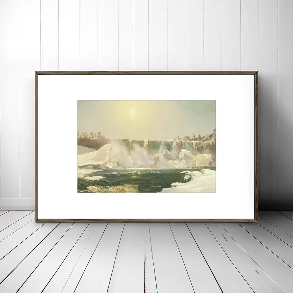 Niagara Falls in Winter printable by Jasper Francis Cropsey - Printable.app