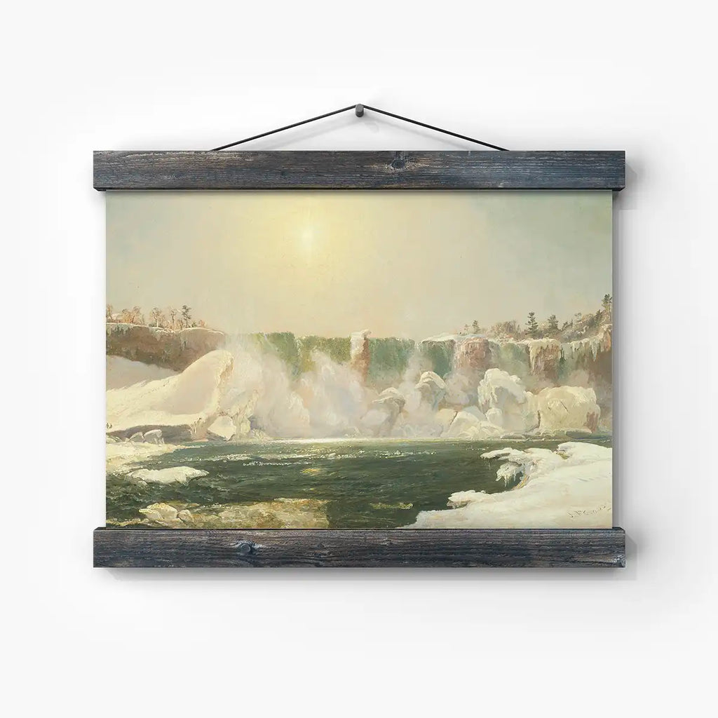 Niagara Falls in Winter printable by Jasper Francis Cropsey - Printable.app