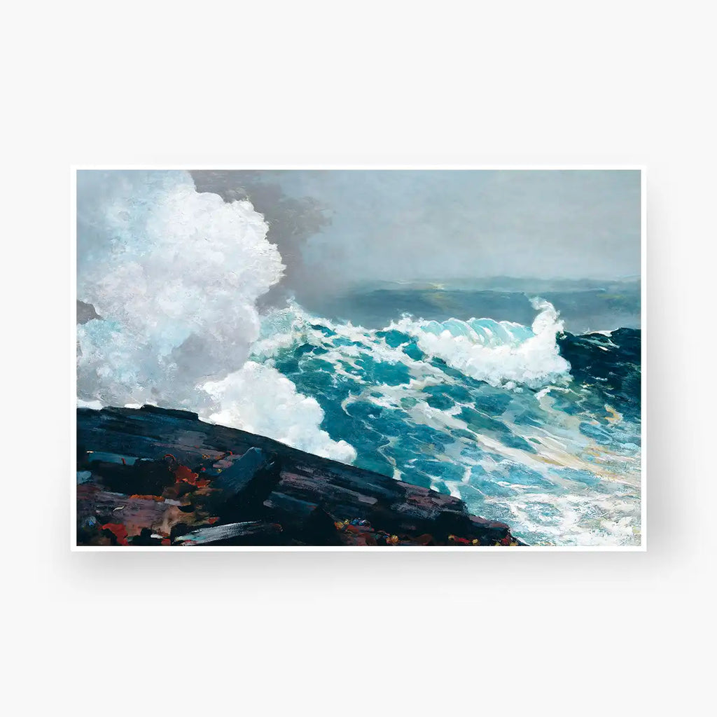 Northeaster printable by Winslow Homer - Printable.app