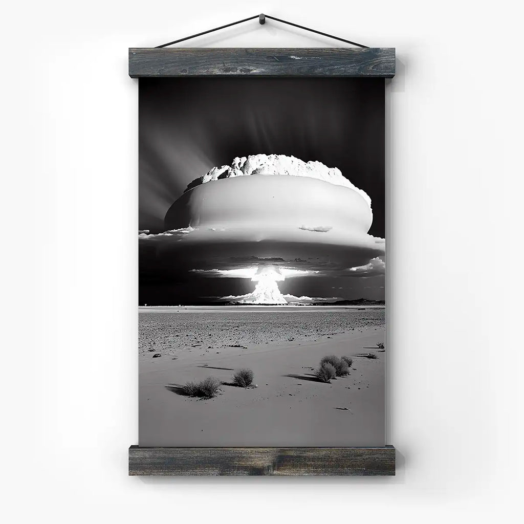 Nuclear bomb testing poster printable by Nuclear Explosions - Printable.app