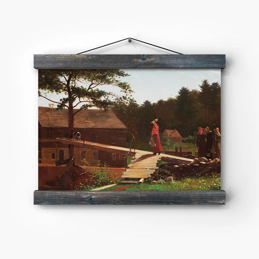 Old Mill, The Morning Bell printable by Winslow Homer - Printable.app