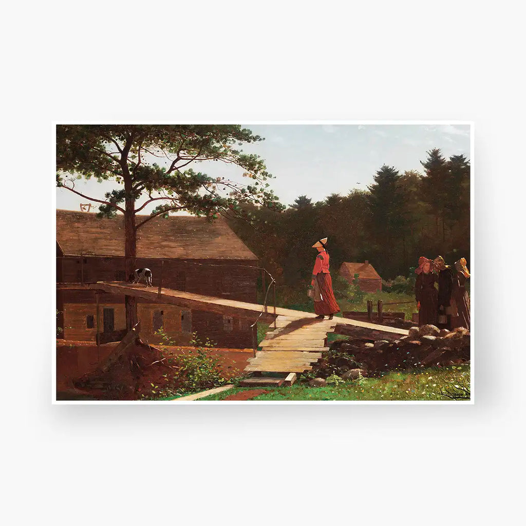 Old Mill, The Morning Bell printable by Winslow Homer - Printable.app