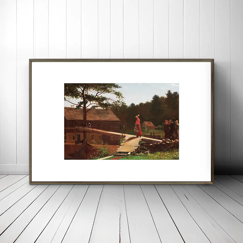 Old Mill, The Morning Bell printable by Winslow Homer - Printable.app