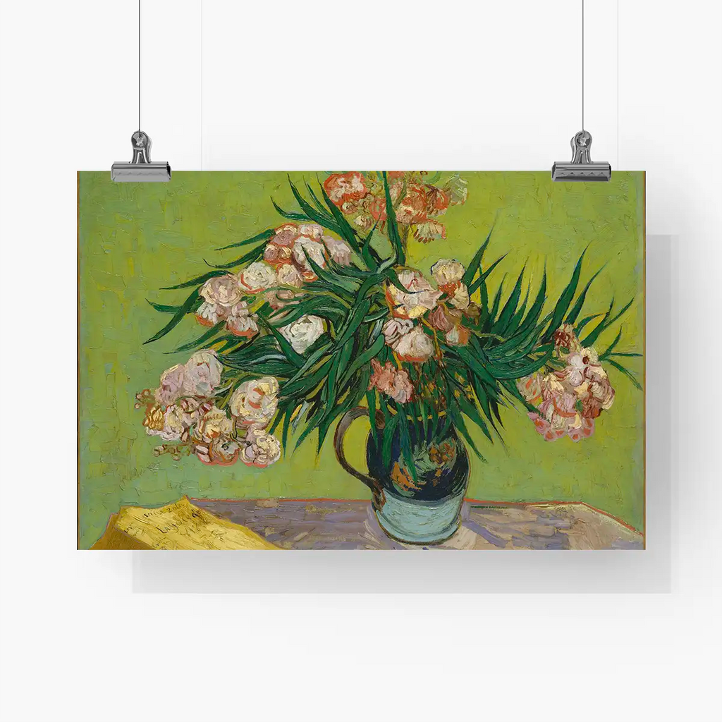 Oleanders printable by Vincent van Gogh - Printable.app