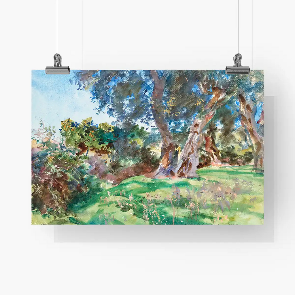 Olive Trees, Corfu printable by John Singer Sargent - Printable.app