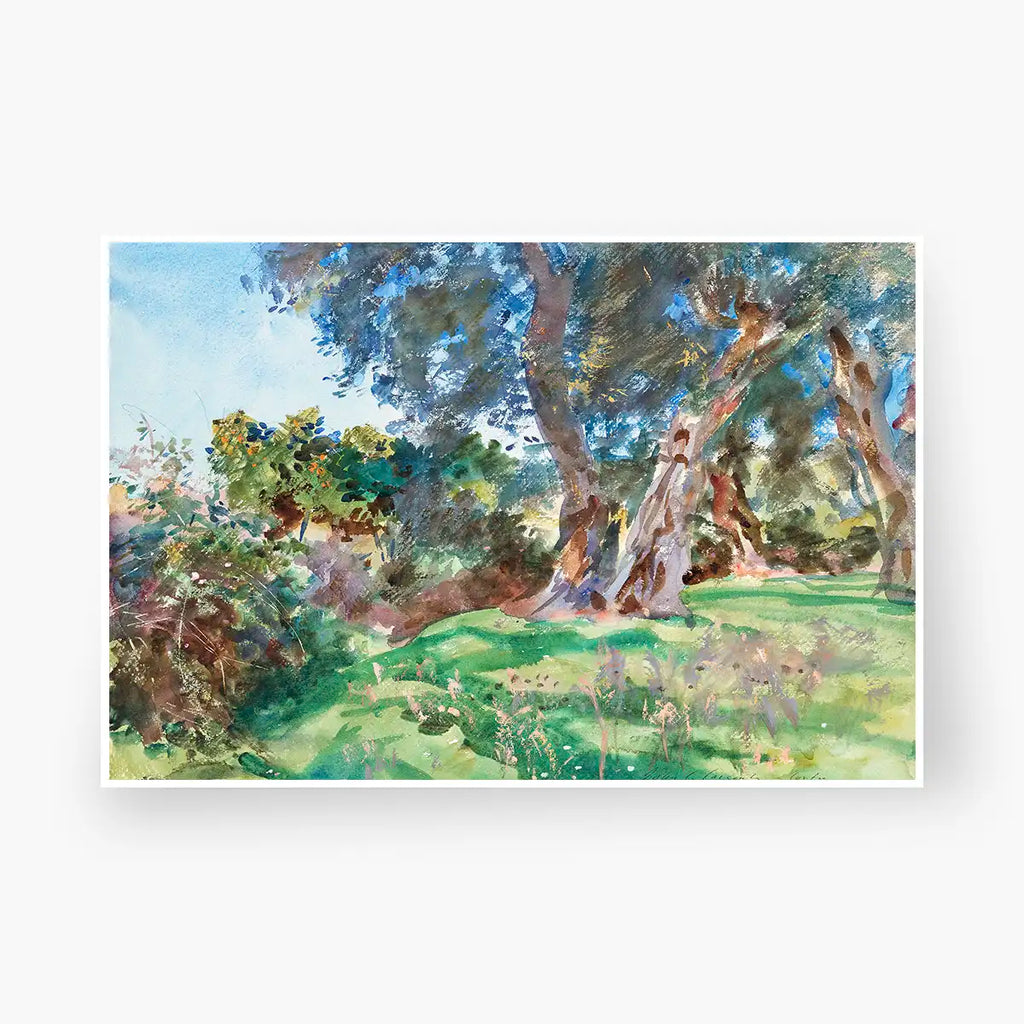 Olive Trees, Corfu printable by John Singer Sargent - Printable.app